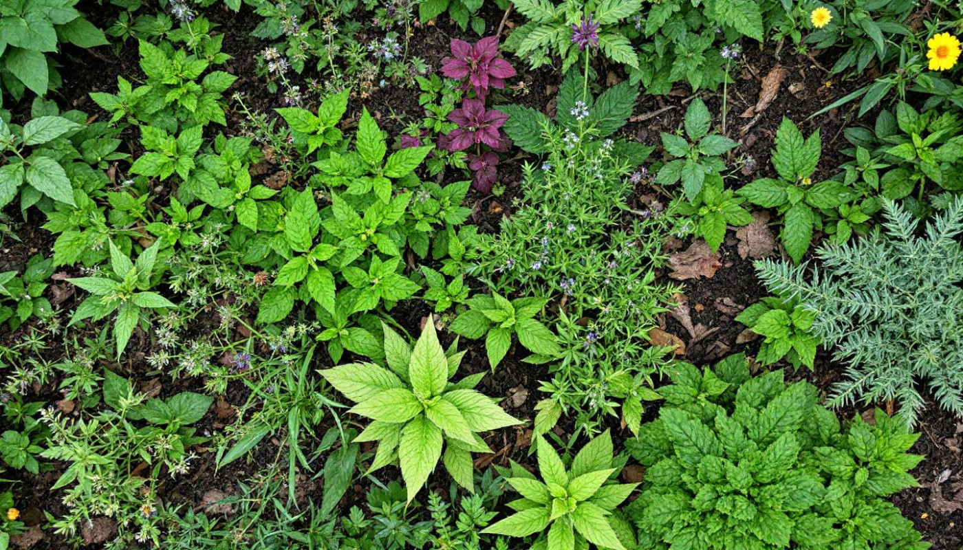 Création d'un jardin d'herbes aromatiques perpétuelles moins connues