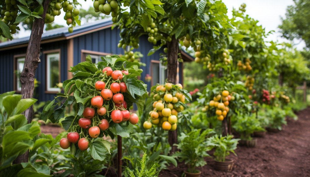 Jardin - Les arbres fruitiers nains, un jardin gourmand